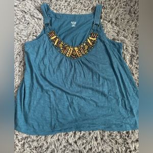 Dark turquoise tank top